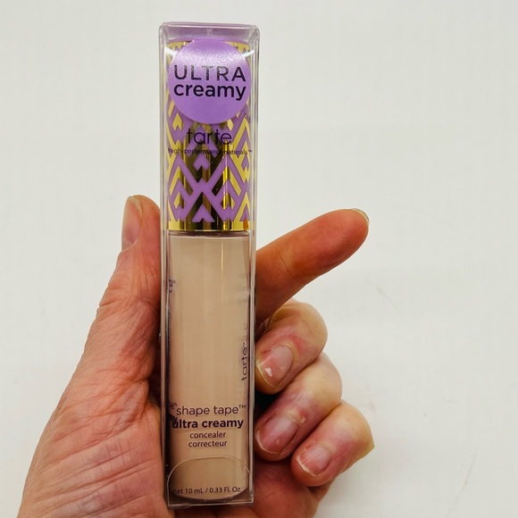 NWT Tarte Shape Tape Ultra Creamy Concealer 12B Fair Beige Full Size - Picture 7 of 8